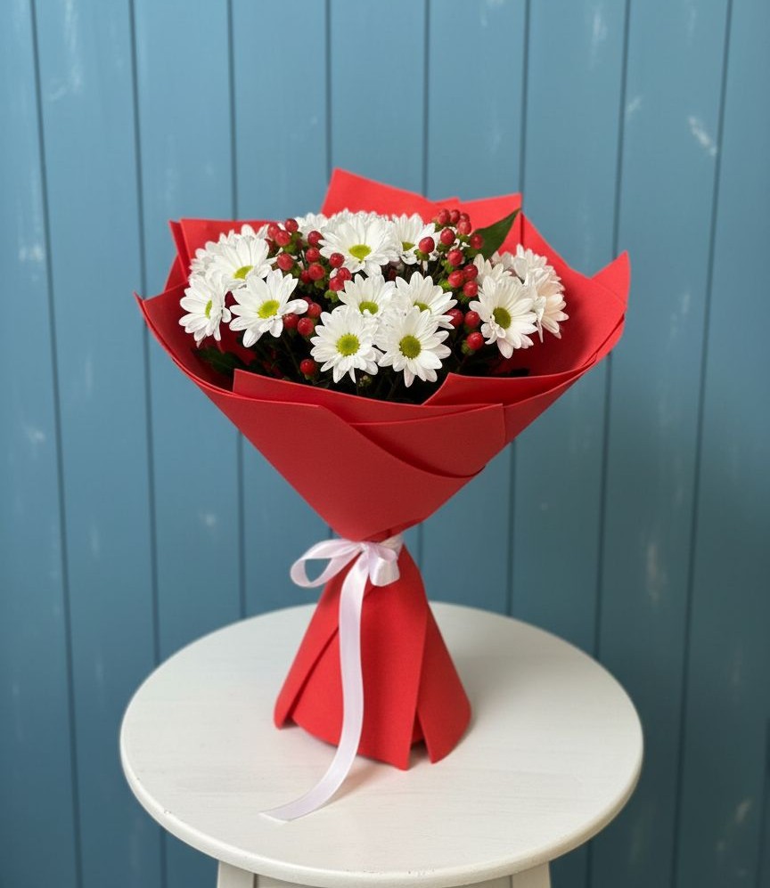 Букет цветов из: Хризантемы в Шатки