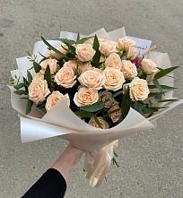 Букет Кремовые розы Латте в Шатки