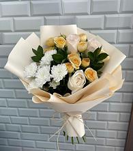 Букет цветов из:  Розы и Хризантемы #REPLACE_PRED# Шатки