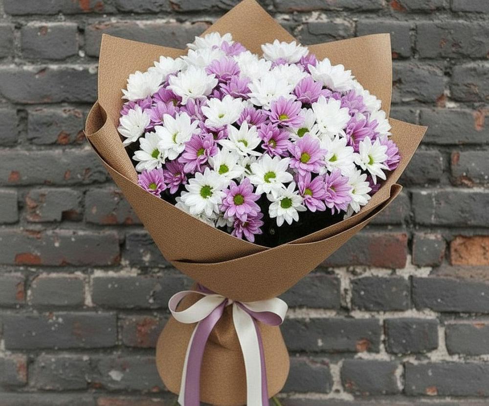 Букет цветов из: Хризантемы в Шатки