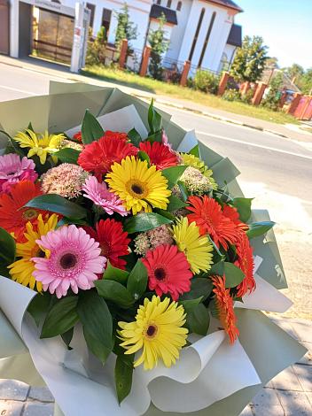 Букет цветов из: Герберы в Шатки