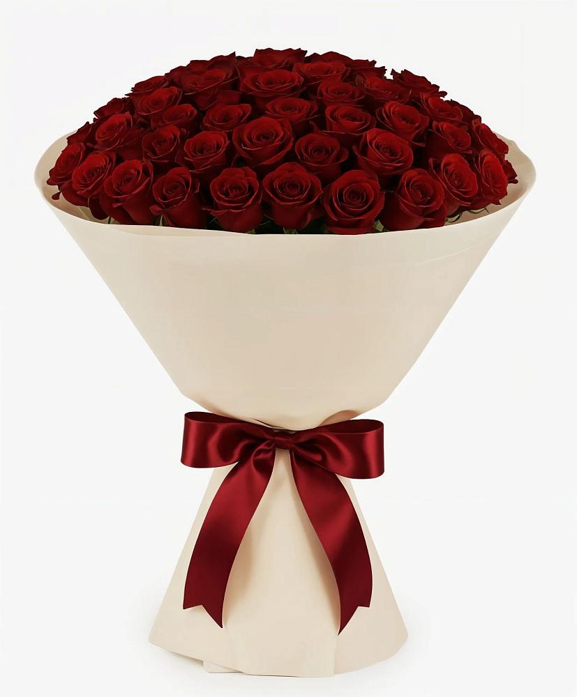 Букет 101 Бордовая роза Блэк Бакарра в Шатки