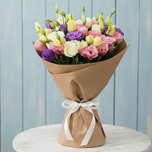 Букет цветов из:  Лизиантусы в Шатки