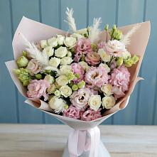 Букет цветов из:  Альстромерии и Розы в Шатки