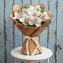 Букет цветов из:  Орхидеи и Розы в Шатки
