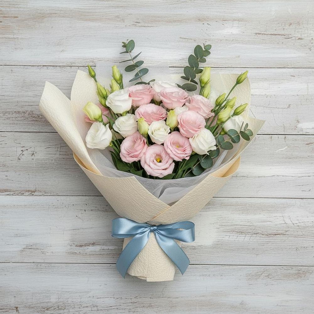 Букет цветов из: Лизиантусы в Шатки